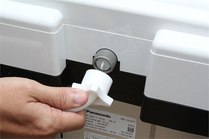 Máy giặt Panasonic NA-F85G1WRV 8.5 Kg Màu Trắng - Đen