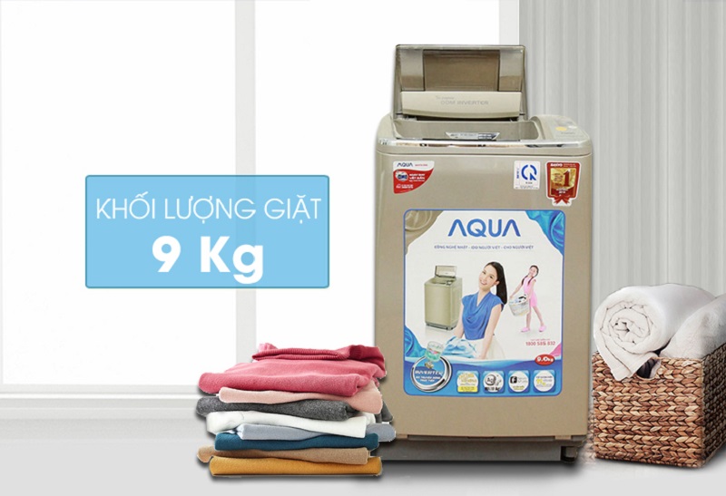 Máy giặt Aqua 9 kg AQW-DQ900HT