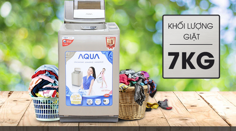 Thiết kế máy giặt Aqua AQW-F700Z1T