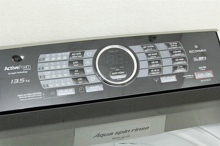 Máy giặt Panasonic 13.5 kg NA-F135X1SRV Màu Xám