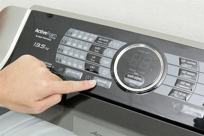 Máy giặt Panasonic 13.5 kg NA-F135X1SRV Màu Xám