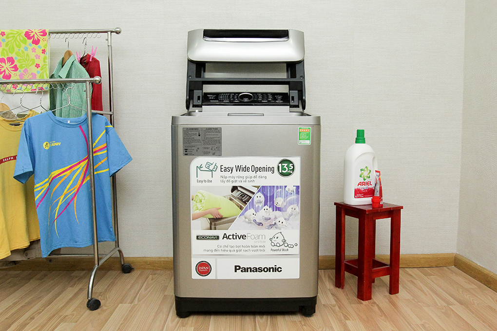 Máy giặt Panasonic 13.5 kg NA-F135X1SRV Màu Xám