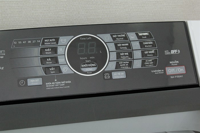 Máy giặt Panasonic 10 kg NA-F100A1WRV Màu Trắng