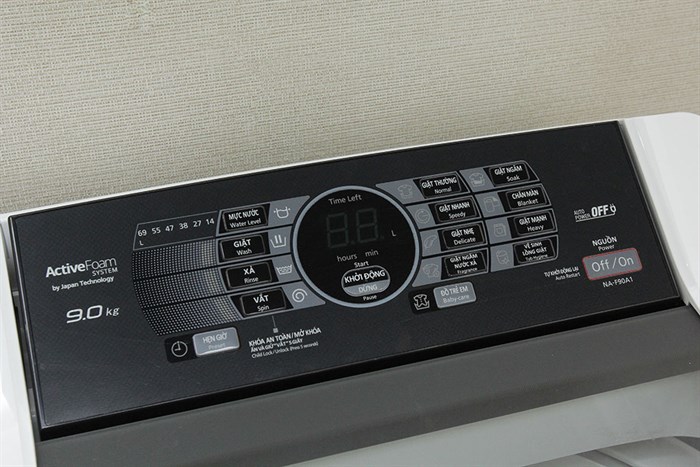 Máy giặt Panasonic 9 kg NA-F90A1WRV Màu Trắng