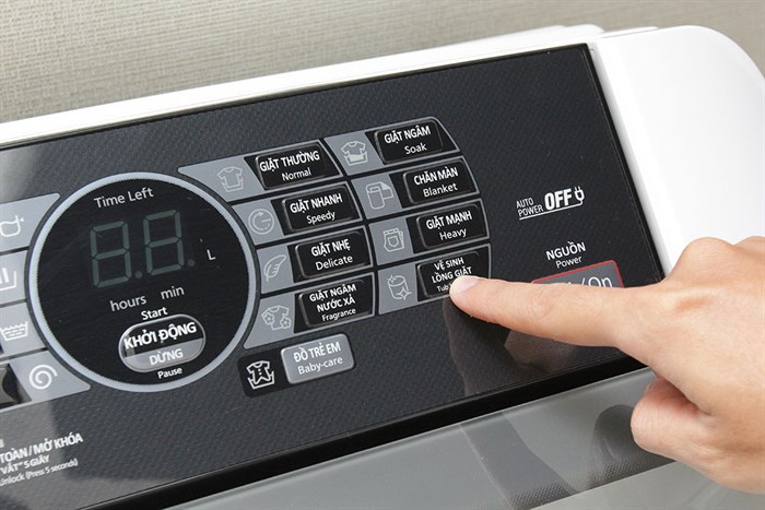 Máy giặt Panasonic 9 kg NA-F90A1WRV Màu Trắng