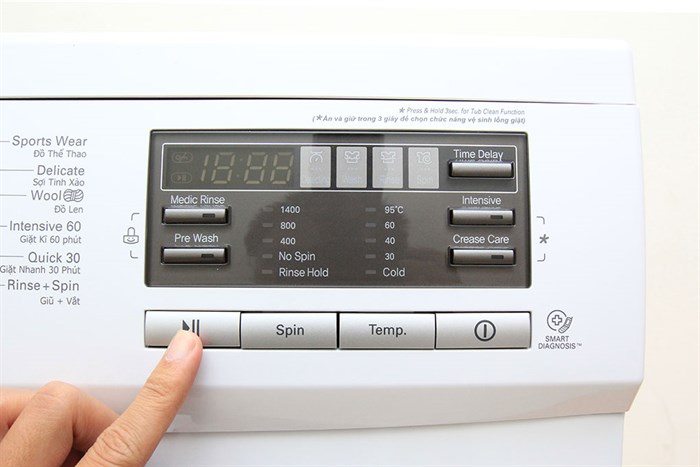 Máy giặt LG 8 kg WD-12600