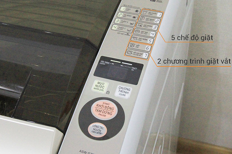 5 chế độ giặt