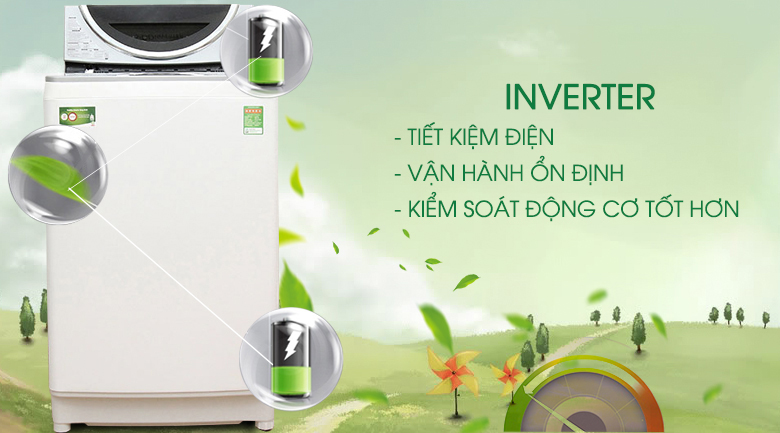 Máy giặt Toshiba Inverter 10 kg AW-DE1100GV (WS)