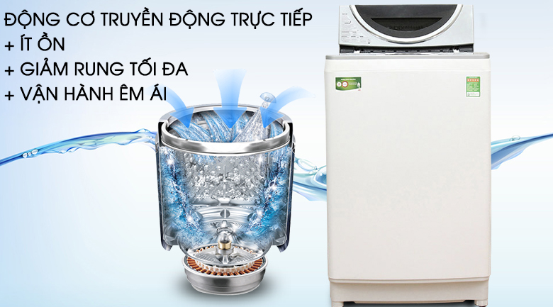 Máy giặt Toshiba Inverter 10 kg AW-DE1100GV (WS)