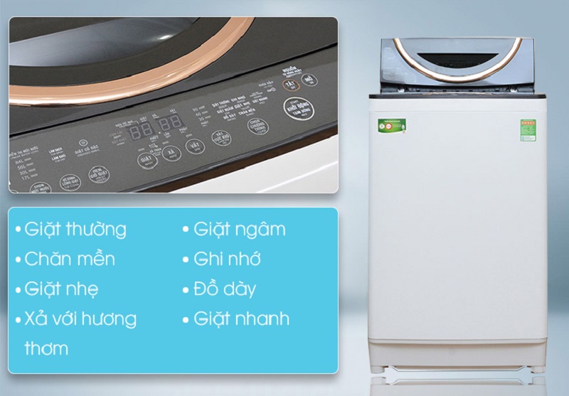 Với nhiều chương trình giặt khác nhau của máy giặt Toshiba AW-DME1200GV(WK), người dùng sẽ dễ dàng tùy chỉnh chế độ sao cho phù hợp với trang phục