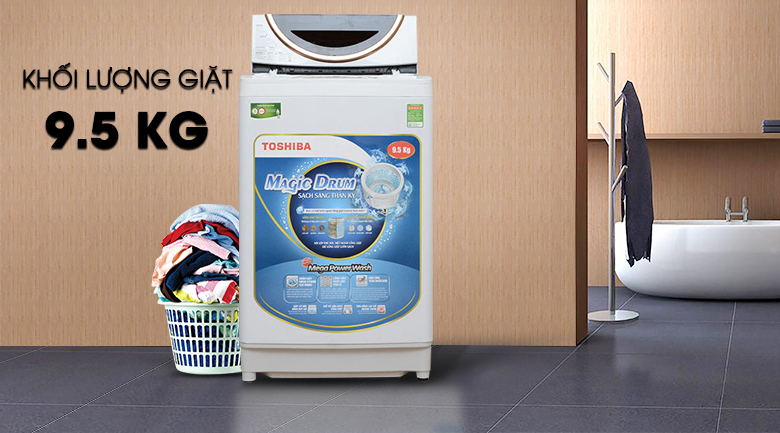 Máy giặt Toshiba 9.5 kg ME1050GV (WD)