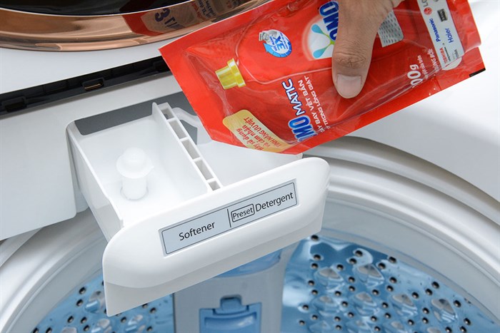 Máy giặt Toshiba 9.5 kg ME1050GV (WD) Màu Trắng - vàng đồng