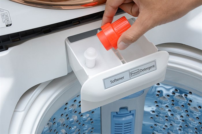 Máy giặt Toshiba 9.5 kg ME1050GV (WD) Màu Trắng - vàng đồng