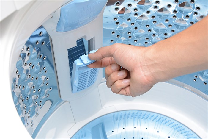 Máy giặt Toshiba 9.5 kg ME1050GV (WD) Màu Trắng - vàng đồng