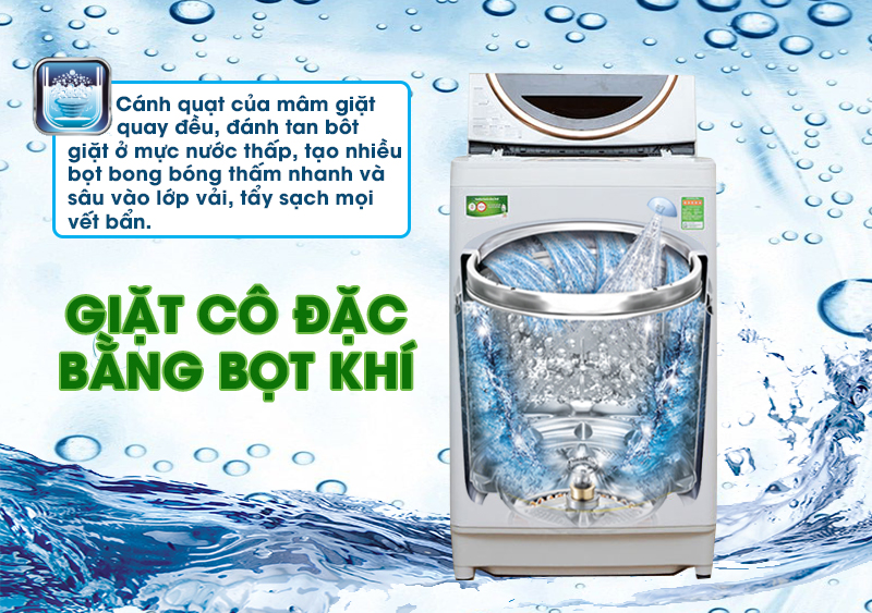 Giặt cô đặc bằng bọt khí