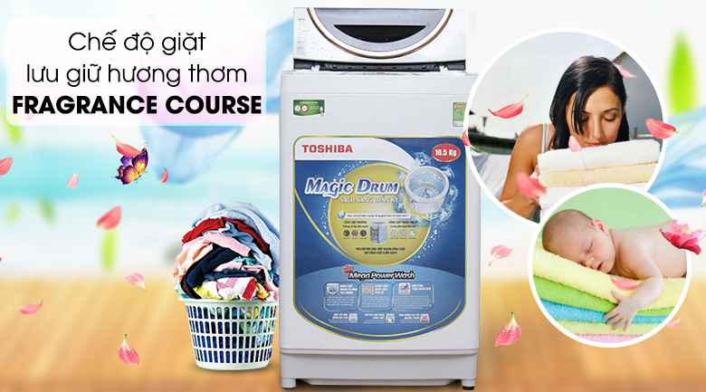 Máy giặt Toshiba 10.5 kg ME1150GV(WK)