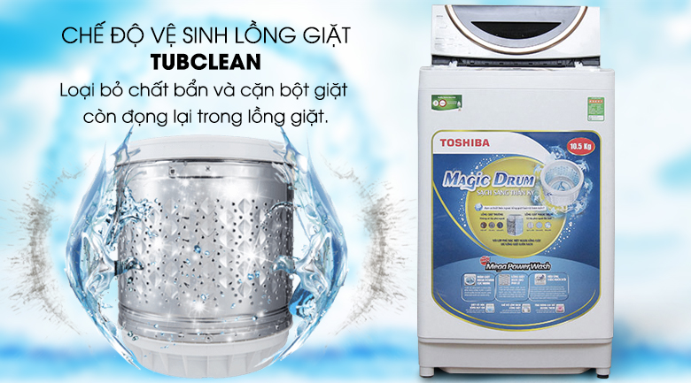 Máy giặt Toshiba 10.5 kg ME1150GV(WK)