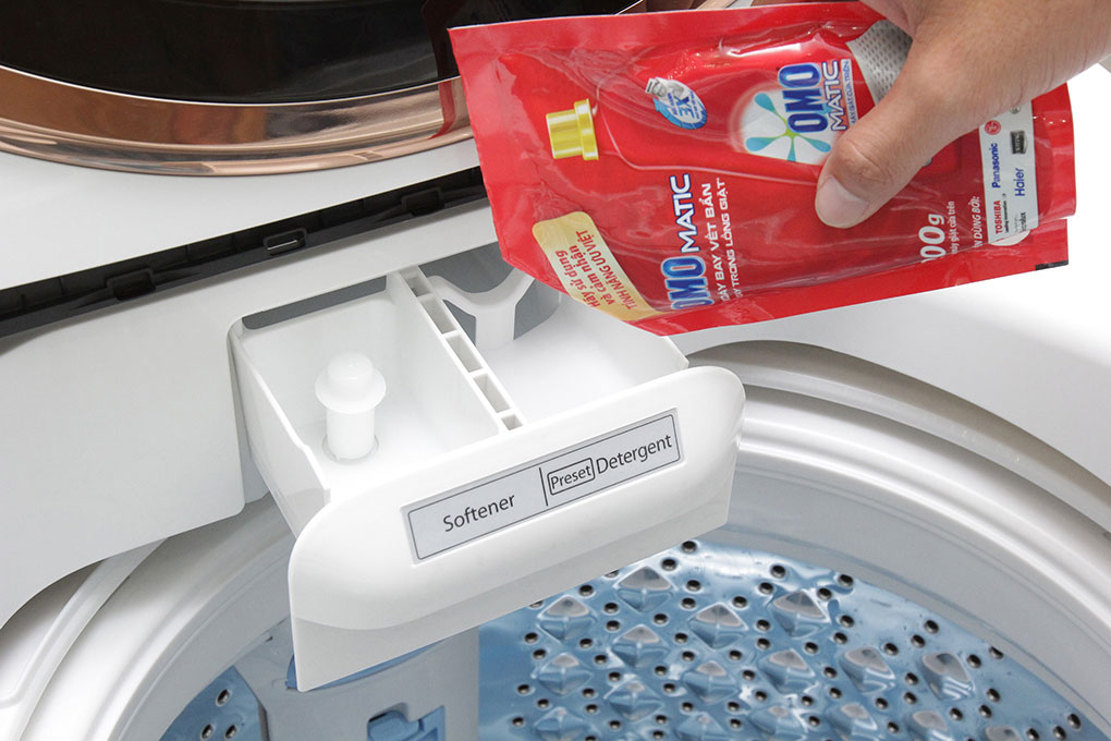 Máy giặt Toshiba 10.5 kg ME1150GV(WK) Màu Trắng - vàng đồng