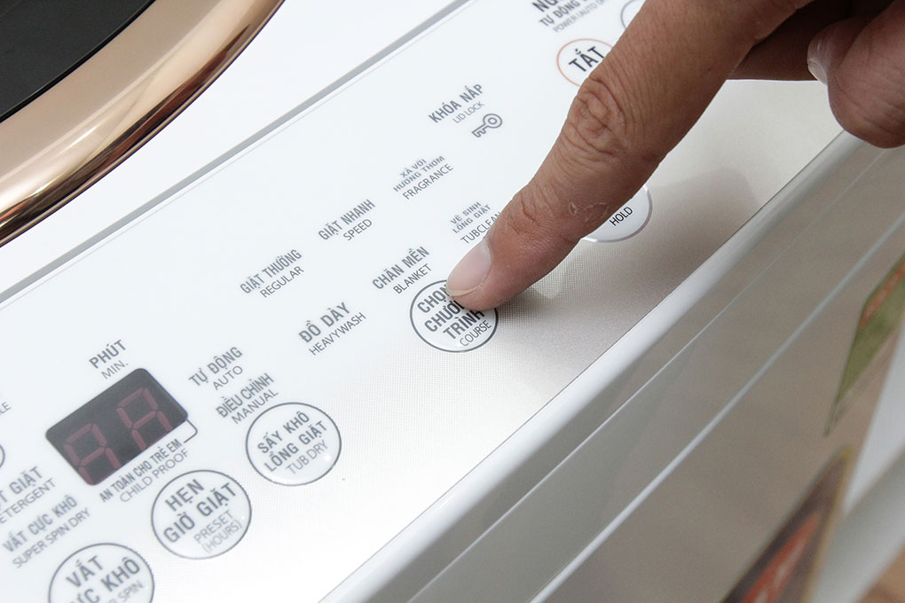 Máy giặt Toshiba 10.5 kg ME1150GV(WK) Màu Trắng - vàng đồng