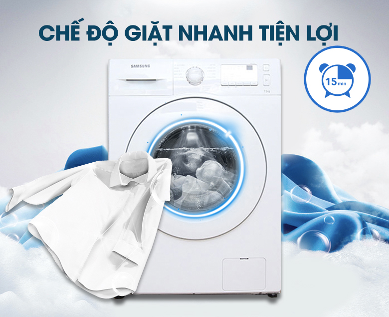 Giặt nhanh quần áo chỉ trong 15 phút