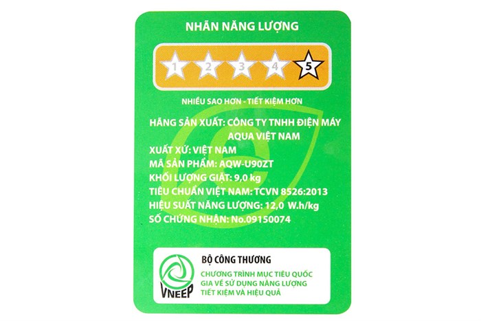 Máy giặt Aqua 9 kg AQW-U90ZT S