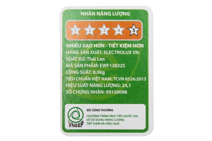 Máy giặt Electrolux Inverter 8 kg EWF12832S Màu Xám