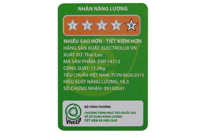 Máy giặt Electrolux 11 kg EWF14112