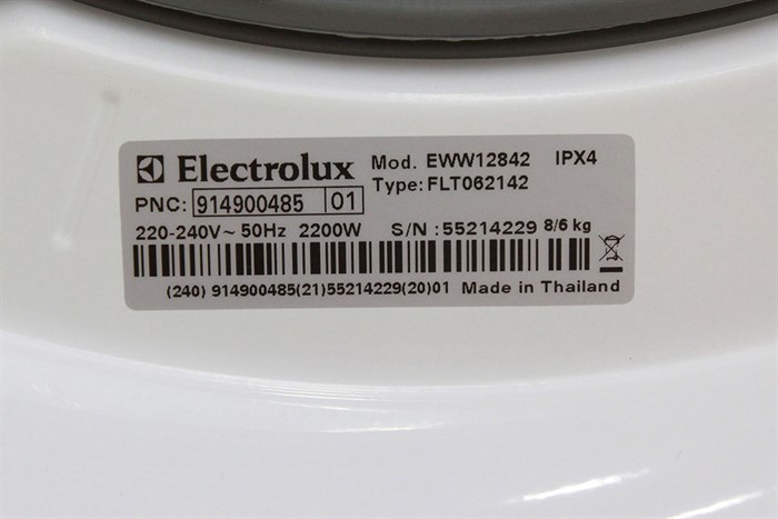 Máy giặt sấy Electrolux Inverter 8 kg EWW12842 Màu Trắng