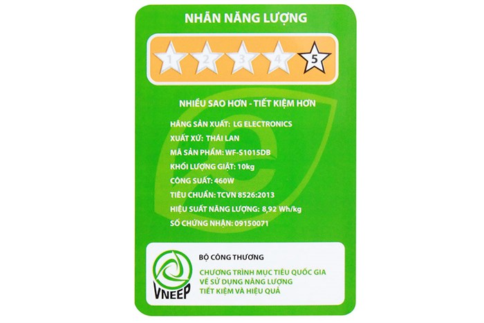 Máy giặt LG 10 kg WF-S1015DB
