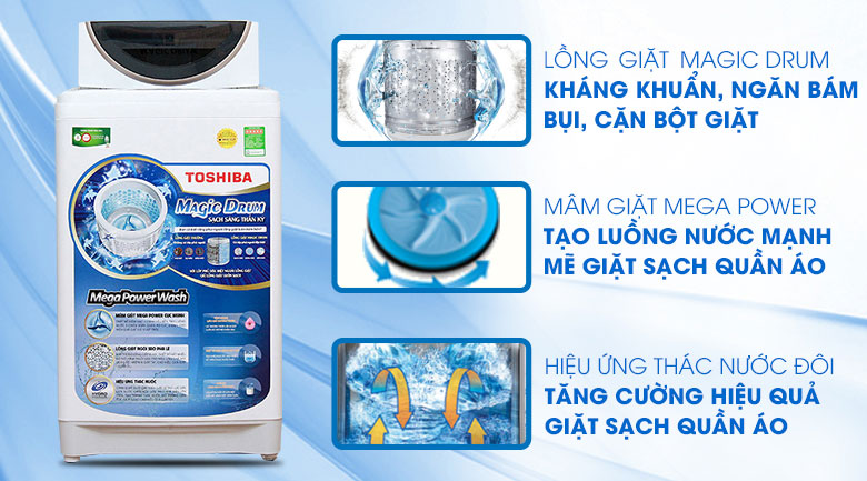 Máy giặt Toshiba 8.2kg AW-MF920LV WK