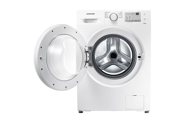 Máy giặt Samsung 7.5 kg WW75J3283KW/SV – Nắp máy trong suốt, chịu lực