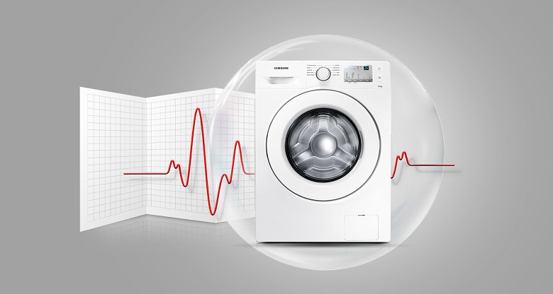 Máy giặt Samsung 7.5 kg WW75J3283KW/SV – Điện áp ổn định, tăng tuổi thọ máy
