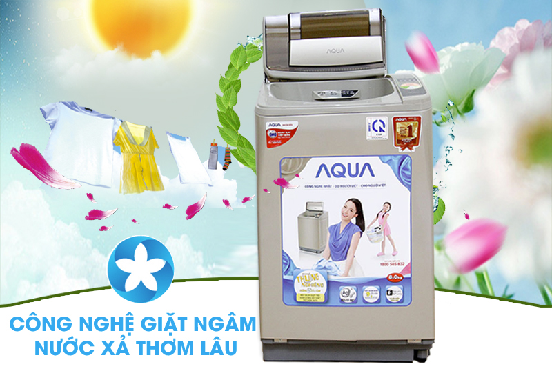 Chế độ giặt ngâm cho quần áo thơm lâu