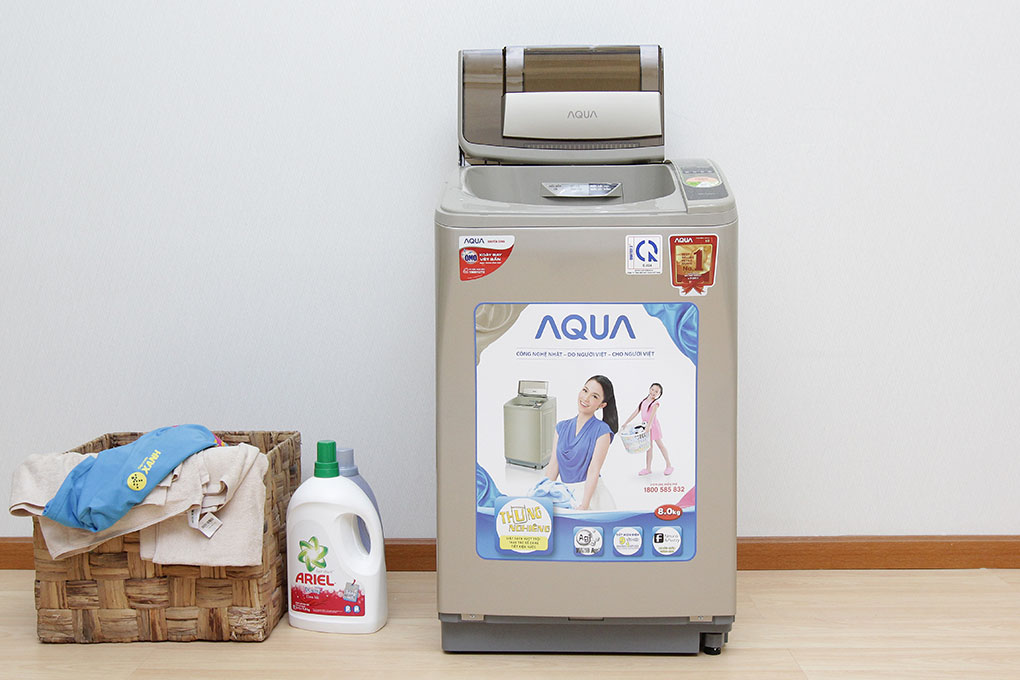 Máy giặt Aqua 8 kg AQW-F800Z2T N hình 1