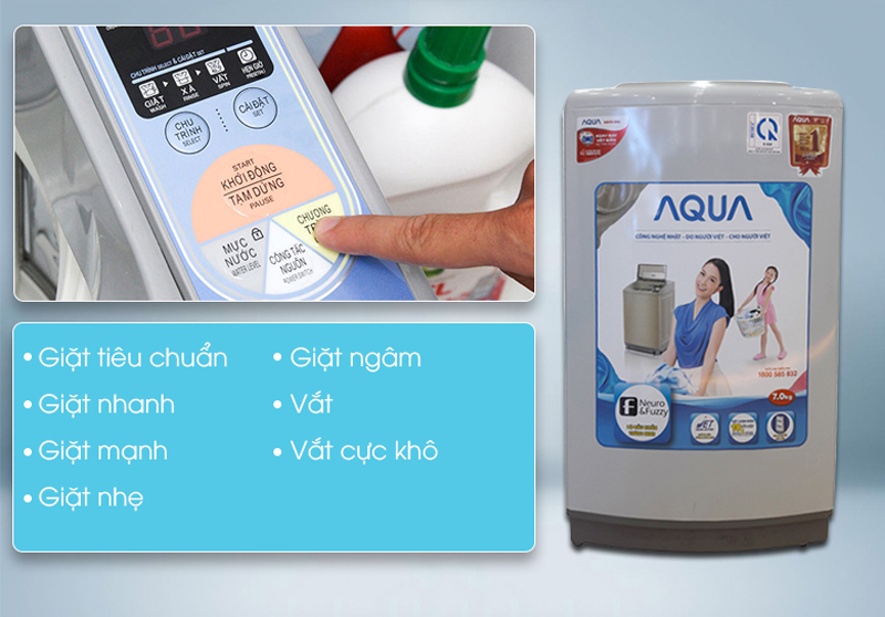 Máy giặt Aqua 7 kg AQW-S70V1T H2