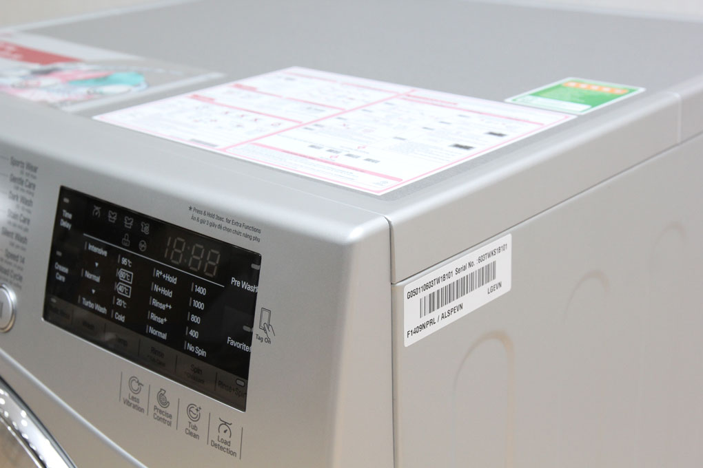 Máy giặt LG 9 kg F1409NPRL