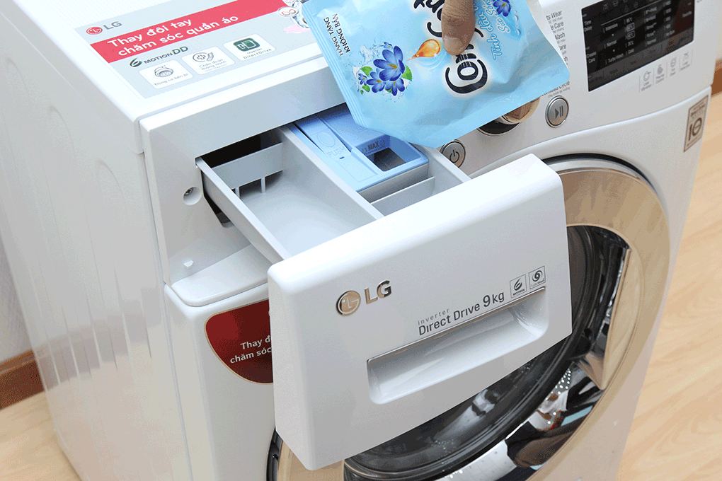 Máy giặt LG 9 kg F1409NPRW - 11