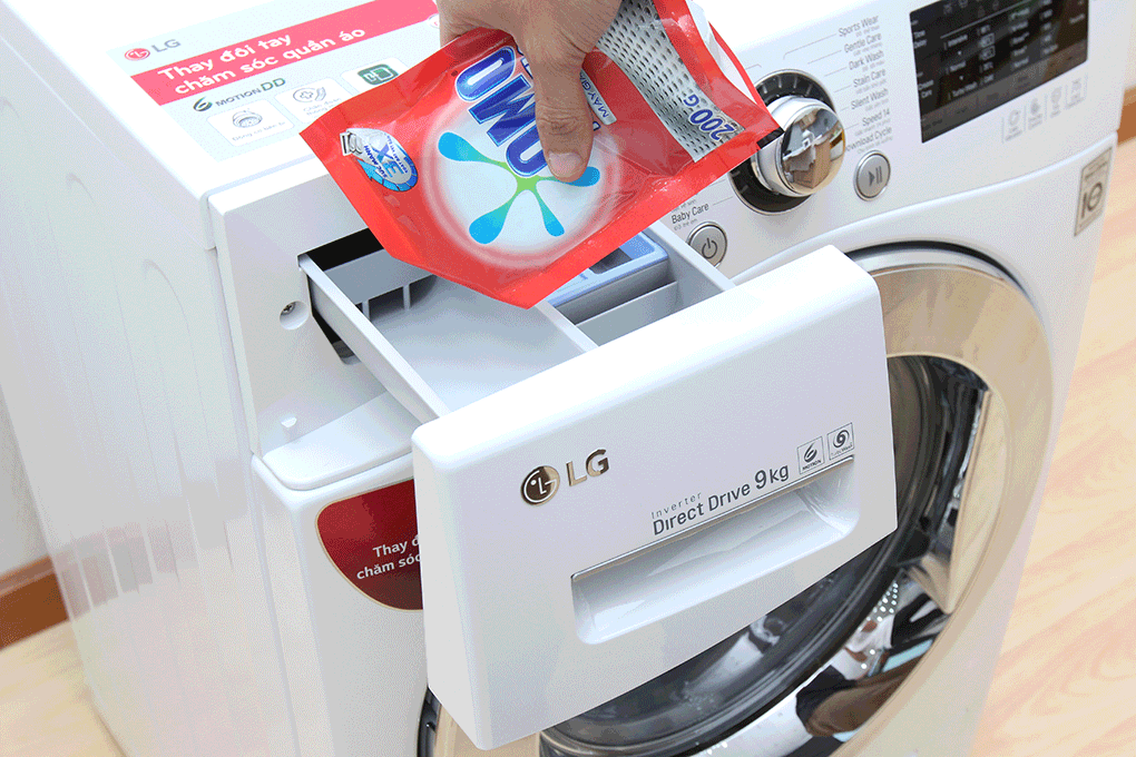 Máy giặt LG 9 kg F1409NPRW - 12