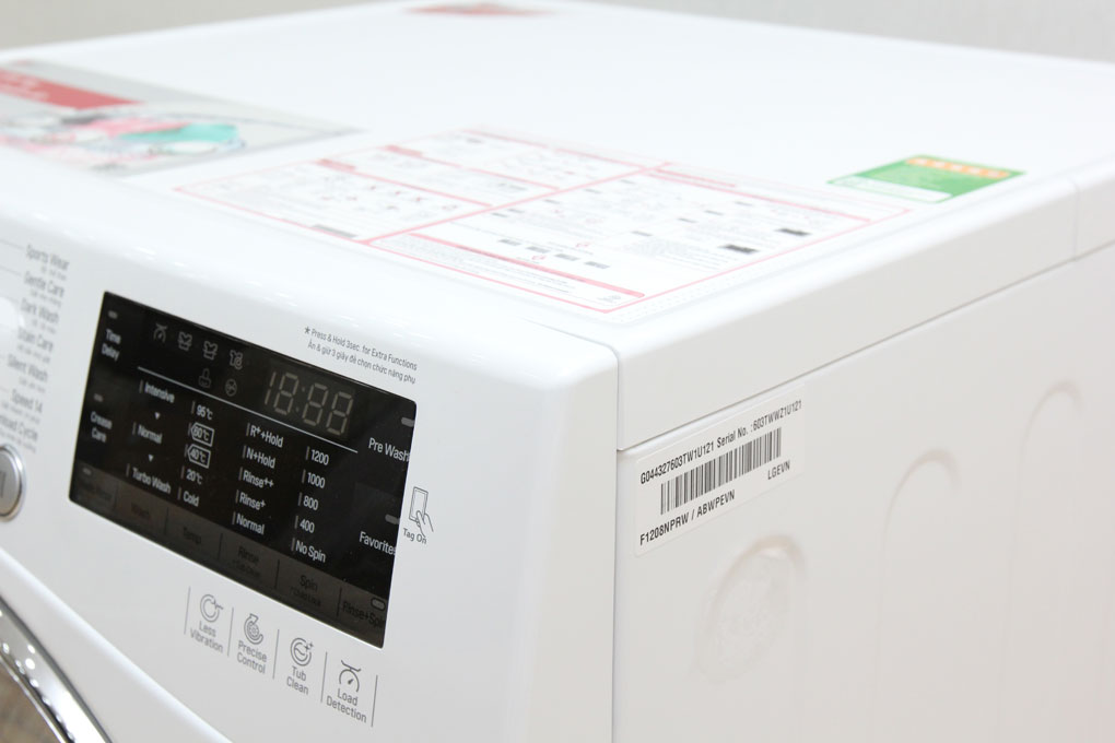 Máy giặt LG Inverter 8 kg F1208NPRW