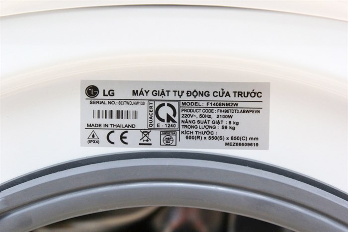 Máy giặt LG 8 kg F1408NM2W