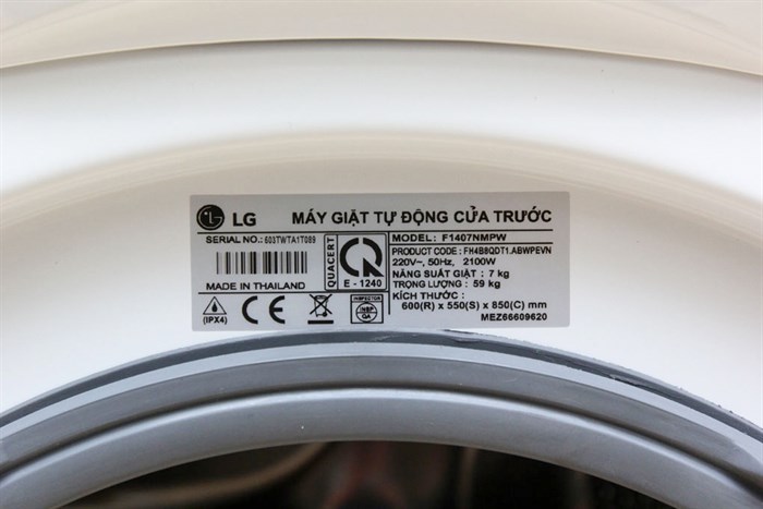 Máy giặt LG 7 kg F1407NMPW