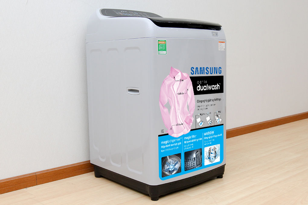 Máy giặt Samsung 8.5 kg WA85J5712SG/SV Màu Xám