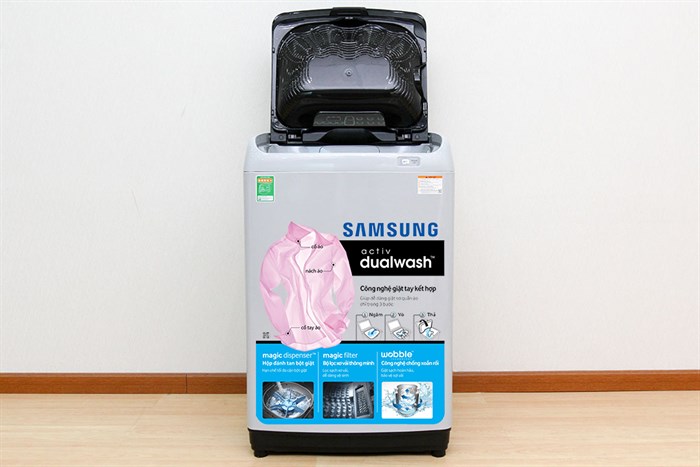 Máy giặt Samsung 8.5 kg WA85J5712SG/SV Màu Xám