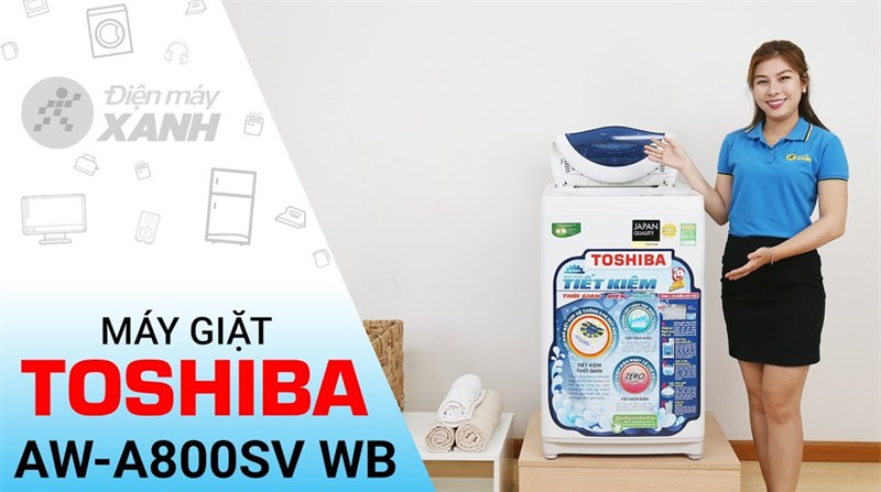 Máy giặt Toshiba 7 kg AW-A800SV WB
