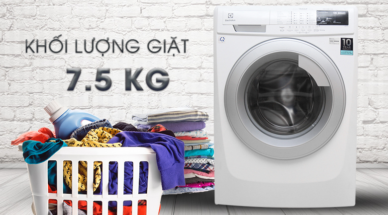 Máy giặt Electrolux 7.5 kg EWF10744 - Điện máy XANH