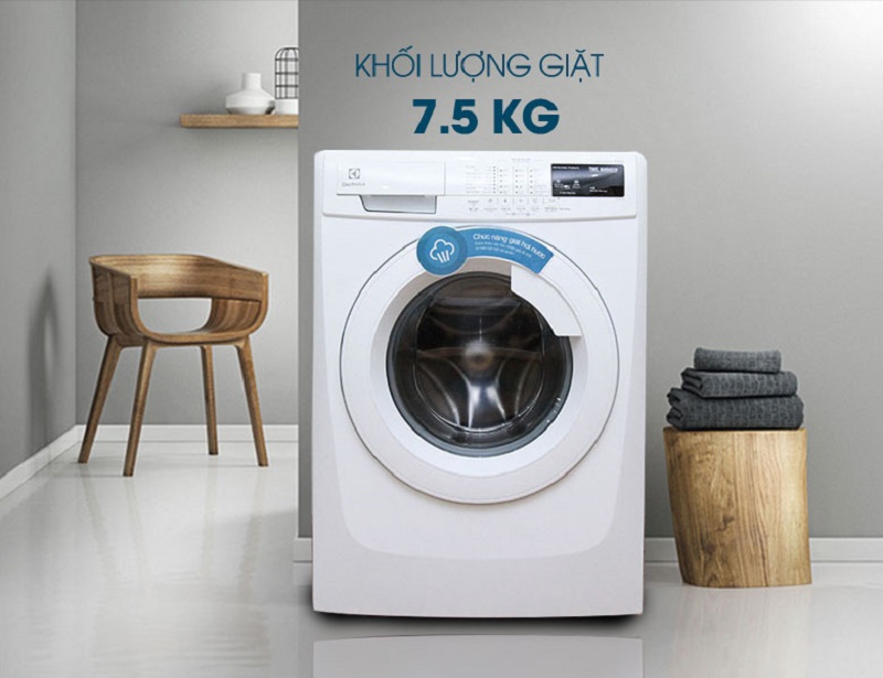 Máy giặt Electrolux EWF10744 có thiết kế tinh tế và đẹp mắt