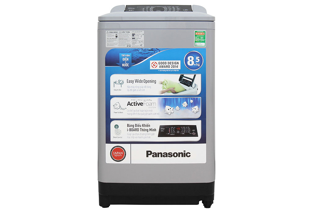 Máy giặt Panasonic NA-F85A1GRV 8.5 kg Màu Xám