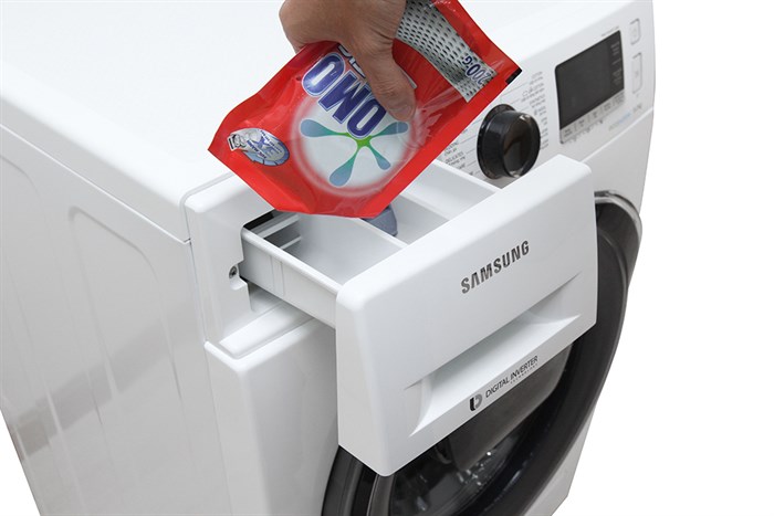 Máy giặt Samsung AddWash Inverter 9 kg WW90K6410QW/SV Màu Trắng