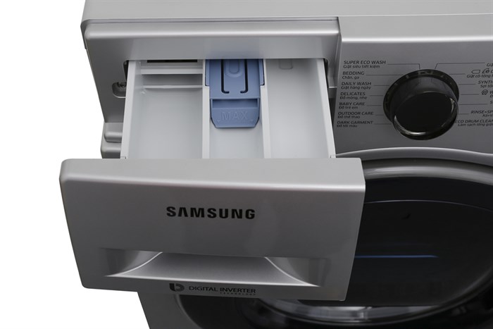 Máy giặt Samsung AddWash Inverter 8 kg WW80K5410US/SV Màu Xám