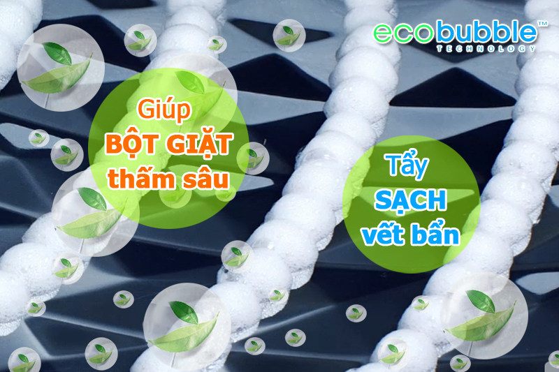 bột giặt thấm sâu